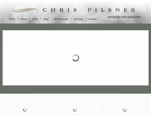 Tablet Screenshot of chrispilsner.com